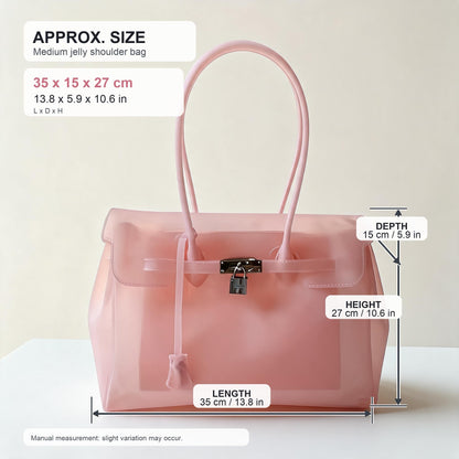 Ellivu™ Transparent Jelly Shoulder Bag