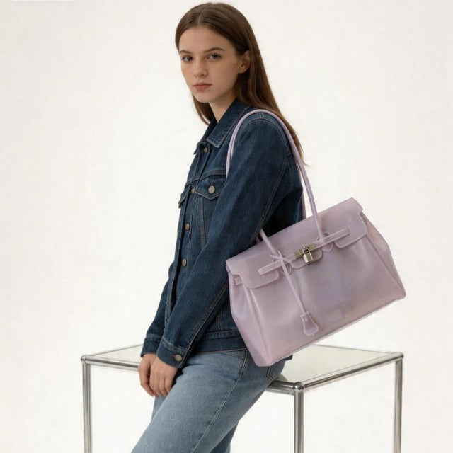 Ellivu™ Transparent Jelly Shoulder Bag